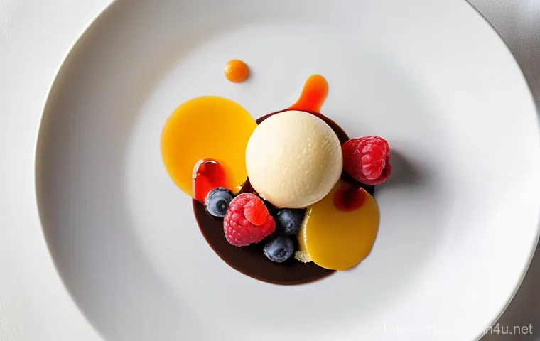 국제요리사 실기시험 중 주의할 점 - **Intense Focus: A Chef Composing a Delicate Dish Under Pressure.**
    A dynamic, medium-close shot...